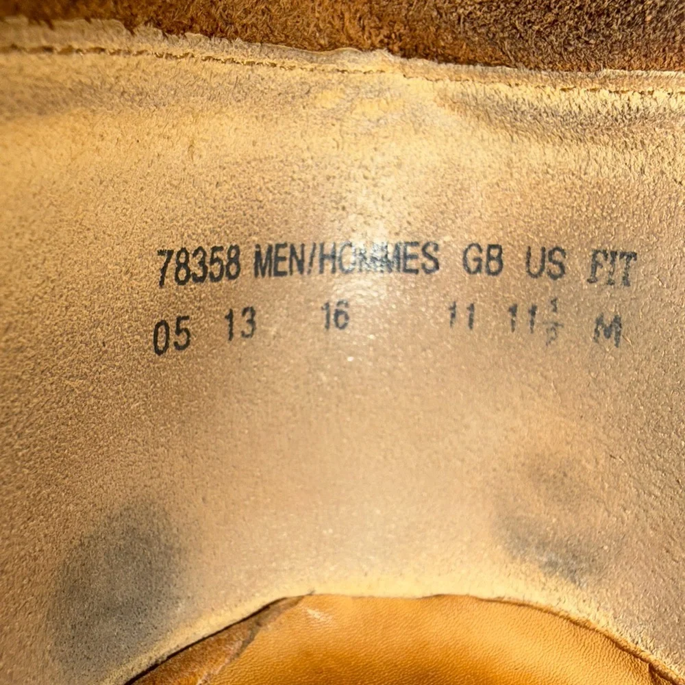 Clarks Brown Leather Chukka Boots men’s 11.5